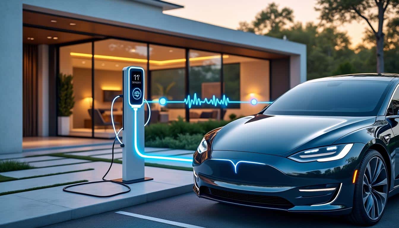 découvrez comment la charge bidirectionnelle permet à votre voiture électrique de devenir une source d'énergie pour votre maison, offrant autonomie et économies d'énergie.