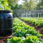 découvrez comment un récupérateur d'eau de pluie peut efficacement alimenter l'arrosage de votre potager, économisant eau et favorisant un jardin durable.