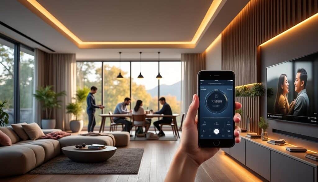 découvrez comment la domotique audio permet de diffuser votre musique préférée dans toutes les pièces de la maison pour une expérience sonore immersive et connectée.