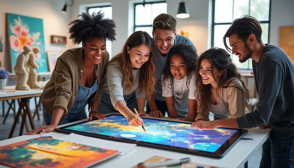 découvrez comment le portfolio numérique met en valeur l'expérience et les créations des étudiants en art, offrant une vitrine moderne et interactive de leurs talents.